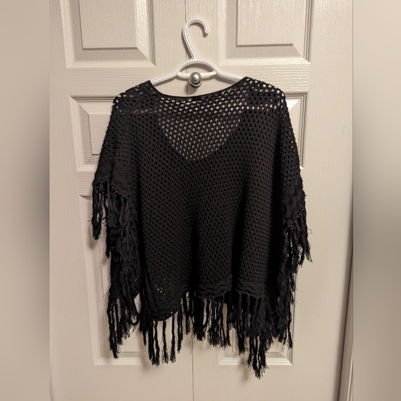Sportsgirl Size M/L Poncho with tassels - Picture 2 of 2